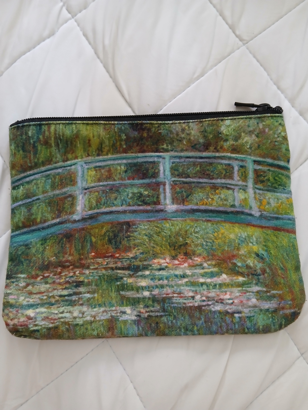 THE MET MUSEUM Clear Tote And Matching Bag Set with Monet Waterlilies Print - Picture 8 of 11